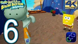 SpongeBob Rehydrated PC 4K Walkthrough - Part 6 - Rock Bottom, Sand Mountain