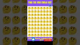 Odd Emoji Out Puzzle Challenge | Find Out Ans | #shorts