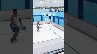 Florida&rsquo;s very first inflatable floating pickleball court! Only for a limited time at Mirada Lagoon.