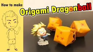 How to make Origami DRAGON BALL | Paper Anime Art | Step by Step Tutorial