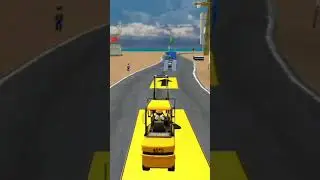 🎮 Snow Excavator Simulator: Snow Crane Games 🚜🚍 #Short