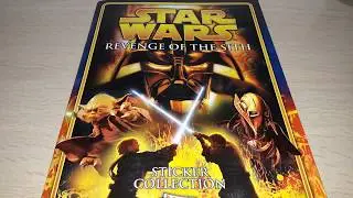 Merlin 2005 COMPLETE Disney Star Wars Revenge of the Sith sticker album review.