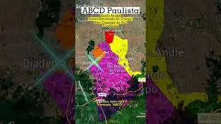 Regi&atilde;o do ABC Paulista #geografia #abcpaulista
