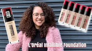 FULL DAY WEAR TEST: L&rsquo;OR&Eacute;AL INFALLIBLE 24 HOUR FRESH WEAR FOUNDATION