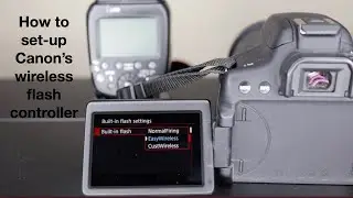 Настройка беспроводного управления вспышкой для Canon (с использованием T6i и YN600EX-RTII)