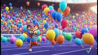 Three Blind Mice &ndash; Race on Rainbow Skate | English Nursery Rhyme | Educational Song for Children