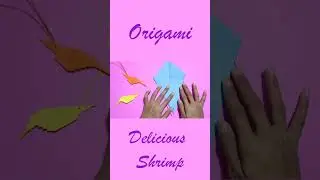 Short Origami Delicious shrimp Step by Step Easy Instructions