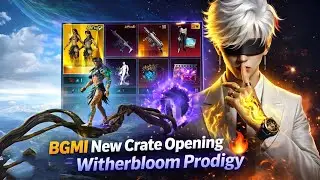 BGMI New Crate Opening 🔥 Witherbloom Prodigy Glider Unlocked! #bgmi #pubg #crateopening 