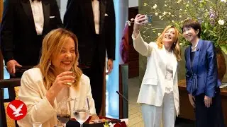 Giorgia Meloni serenaded by Japanese prime minister for her birthday