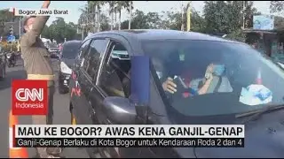 Mau ke Bogor? Awas Kena Ganjil-Genap