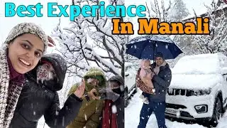 Manali Heavy snowfall Vlog part 3 #manali #vlog #snow