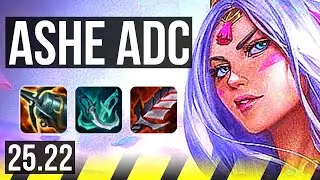 ASHE & Braum vs MISS FORTUNE & Neeko (ADC) | 12/3/6 | KR Grandmaster | 25.22