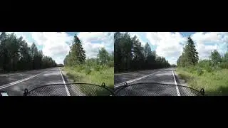 VAARALLINEN TIEOSUUS PELKOSENNIEMI SAUNAVAARA 3D SBS VIDEO (VR laseilla toimiva suoraan)