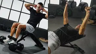 FLYBIRD Adjustable Weight Bench - Full Body Workout, Fast Folding (New Version)