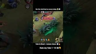 Vale in Brawl = instant chaos 💨🔥#MLBB #Vale #BrawlMode #MLBBShorts