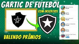 DESENHANDO TIMES DE FUTEBOL NO GARTIC VALENDO PREMIO! Desafiamos os inscritos