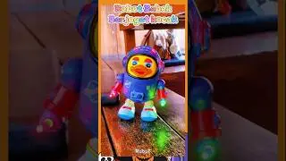 Robot bebek kuning joget asik 🤣🌈 #shorts #trending #duck #robot #toys