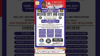 Hyderabad mega job mela