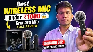 Best Wireless Mic Under ₹1000 😱 Grenaro Mic Full Review | Grenaro S12 Wireless Mic Review 