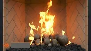 Grand Canyon Gas Logs Gray Cannon Fireballs