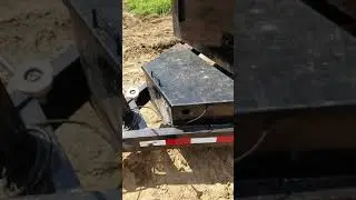 How to run a dump trailer all day.  *trick*