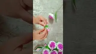 #tissuepaperflower #paperflower #papaercrafts ❤👑✨