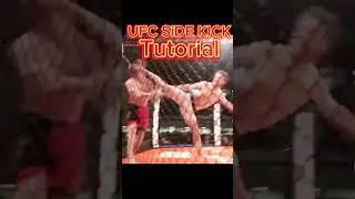 Side Kick Tutorial | UFC Side kick yoko geri tutorial | Mma | Street stunters ⚡️🥋 #ufc #mma #shorts