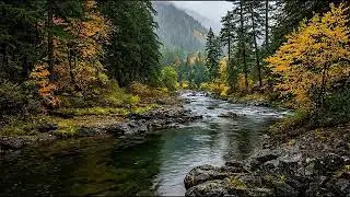 Rain Loop Therapy for Deep Sleep with Gentle Thunder