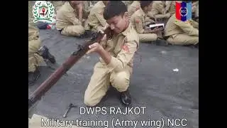 NCC Army wing Military Training of DWPS RAJKOT Cadets#dwpsrajkot #ncc #ncctraining