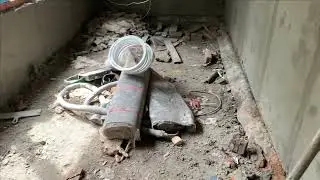 Домик для дядюшки КОИ Строительство зимнего сада с прудом Ч 1