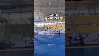 HUGE Back Flop Diving Accident 😭 #fail