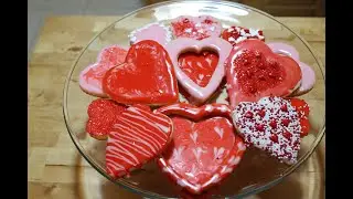 Cream Cheese Sugar Cookies (Valentines)