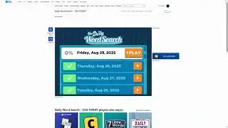 AI solve USA Today the Daily Word Search : 8/29/2025