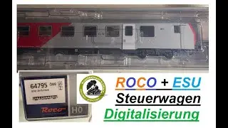 LS: Roco  Steuerwagen Digitalisierung mit ESU LP V5 FX + M&auml;rklin Decoder Reparatur?