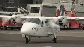 Tecnam P2006T -FlyBy- (EC-LIF) puesta en marcha y despegue San Sebastián (EAS/LESO)