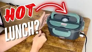 Enjoy Hot Meals Anywhere with AOSION Electric Lunch Box | Fast Heating Portable Food Warmer