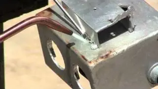 Пайка алюминия с использованием сварочных прутков Alumiweld.