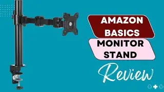 Подставка Amazon Basics для одного компьютерного монитора: возможность модернизации рабочего прос...