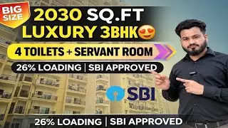 2030 Sq.Ft Luxury 3BHK + Servant | Ready To Move | Registry Open | Noida Extension📲+91 8700297426 