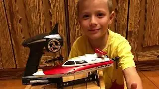 Тестируем КАТЕР на Р/У FT 007 !!! R/C RACING BOAT Fei Lun Racing boat FT007 (FL-FT007)
