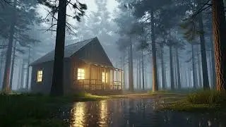 Rain Sounds For Sleeping -Sleep With Rain Sound outside the window at nigh-Uyku i&ccedil;in yağmur sesleri