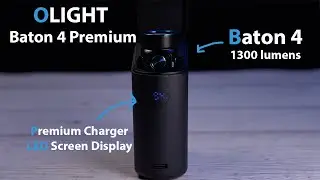 Новый фонарик Olight Baton 4 премиум-версии на 1300 люмен! | Полный обзор