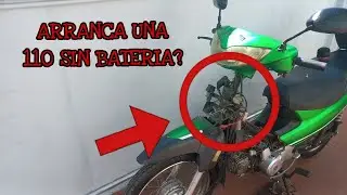 ⚠⚠ARRANCANDO MOTO 110 SIN BATERIA⚠⚠