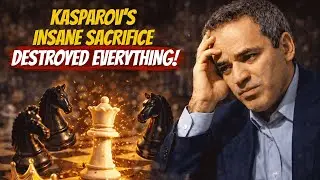Kasparov's INSANE Knight Sacrifice CRUSHES Opponent in Epic Queen's Gambit Battle!