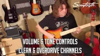 Sawtooth Guitars Beginners Portable 5 Watt Electric Guitar Amplifier