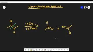 Ozonolysis of Alkenes Reaction and Products (O3 and DMS)
