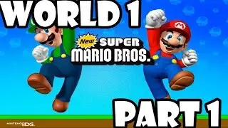 New Super Mario Bros |Ds| All coins World - 1 Part 1
