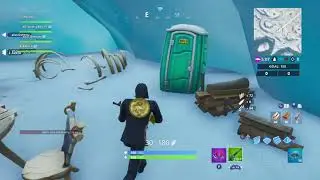 Fortnite Fortbyte #49 Location Found in Trogs ice cave