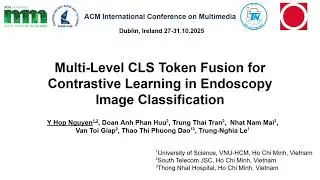 Multi-Level CLS Token Fusion for Contrastive Learning in Endoscopy Image Classification