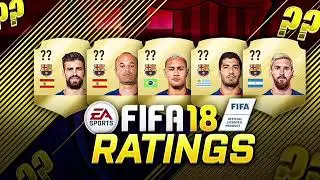 FIFA 18 OFFICIAL RATINGS 40-21
